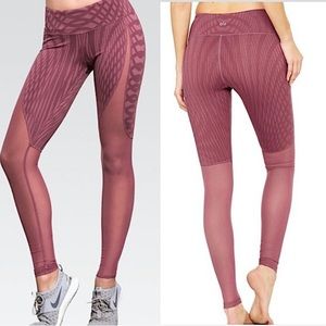 ALO Dusty rose Grenache arches sheer